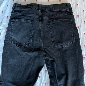 Rails High Rise Slim Flare Jeans in Black